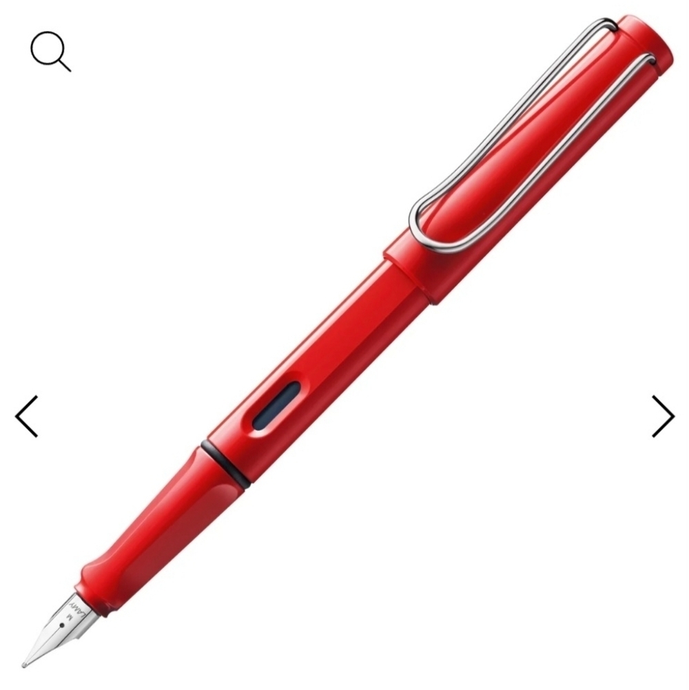 ❤️BUY 10 GET 5 FREE LAMY safari Fountain Pen red, Color red, Retail 37.00 USD